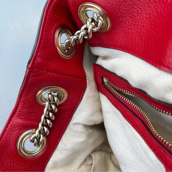 SOLD Authentic Gucci Soho interlocking leather bag - Picture 10 of 15